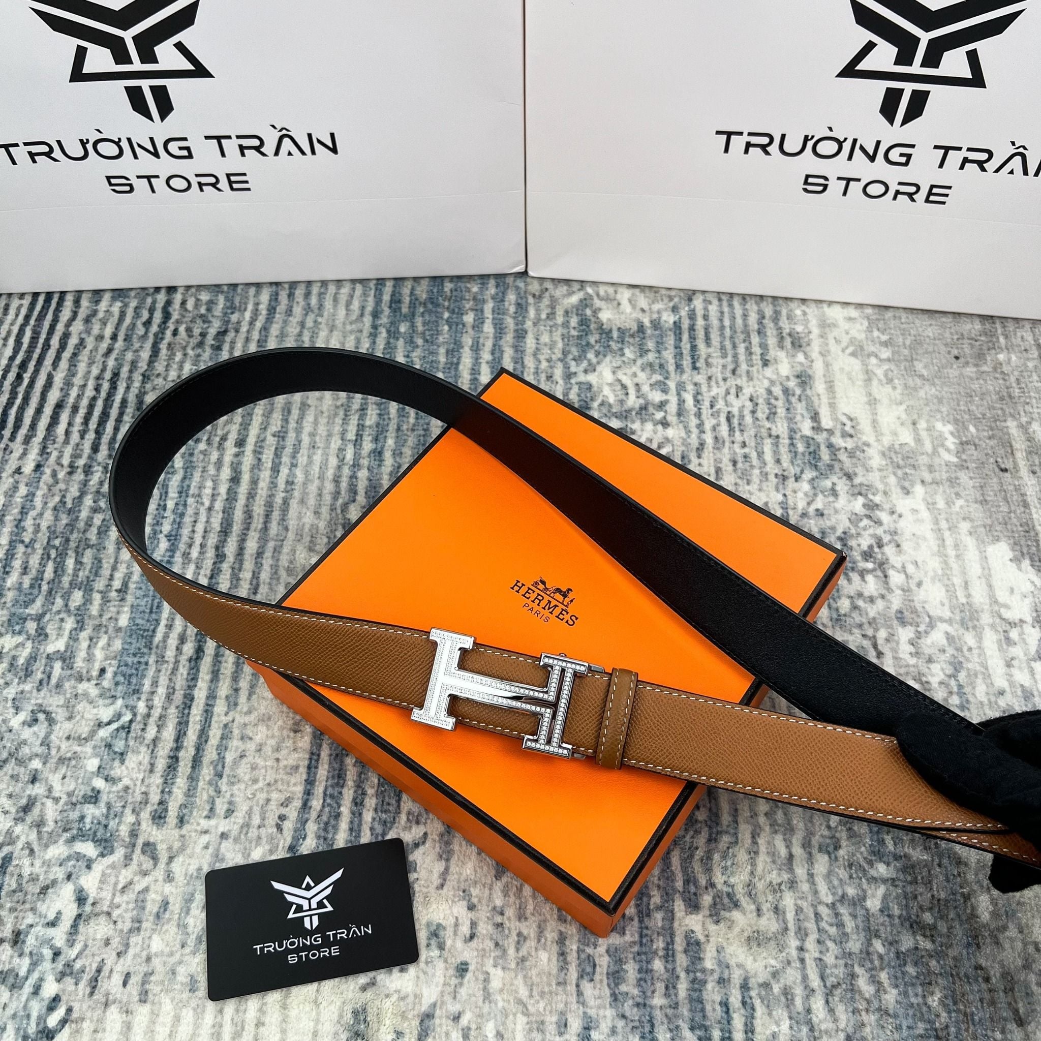 BELT 35 MM - Dây lưng Hermes - Nam - DLTT157