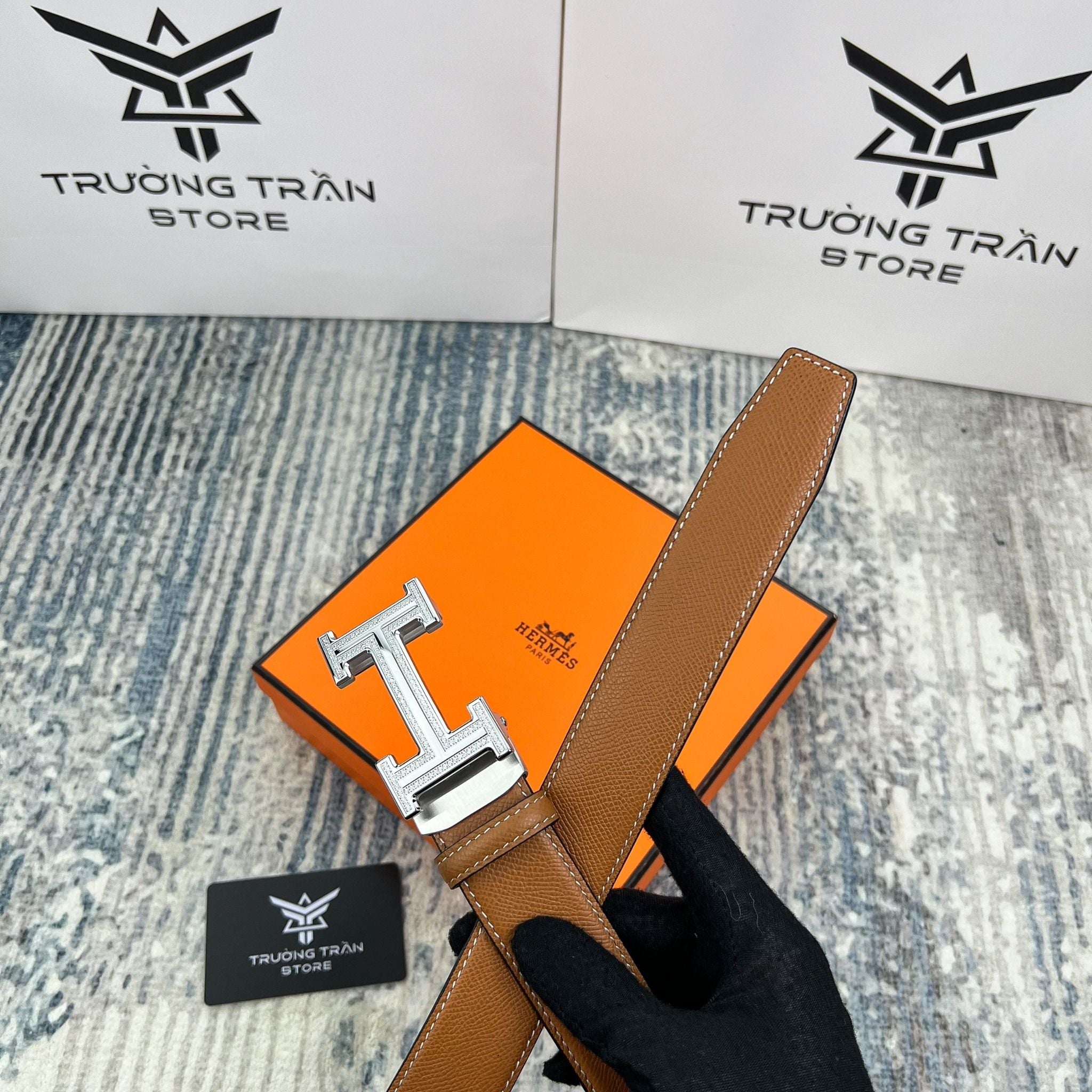 BELT 35 MM - Dây lưng Hermes - Nam - DLTT157