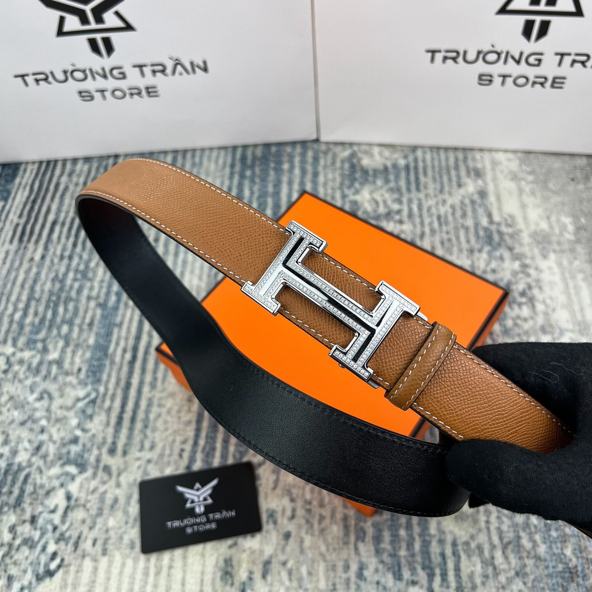 BELT 35 MM - Dây lưng Hermes - Nam - DLTT157