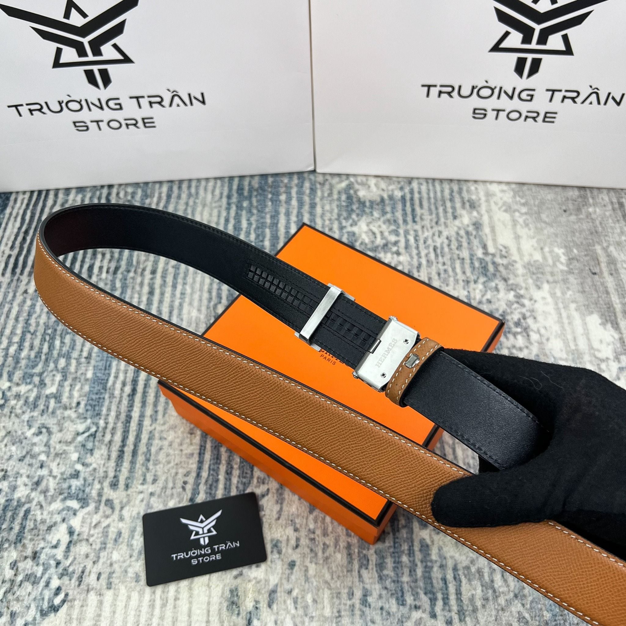 BELT 35 MM - Dây lưng Hermes - Nam - DLTT157