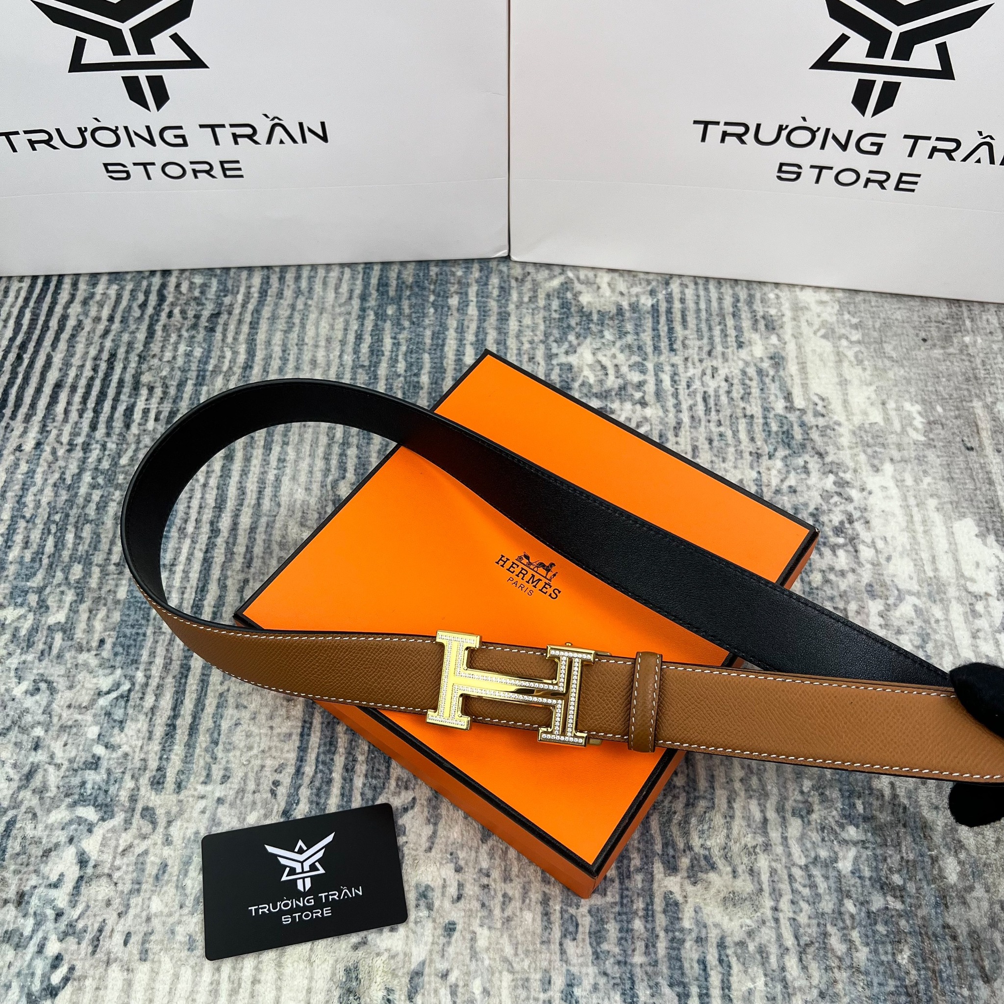 BELT 35 MM - Dây lưng Hermes - Nam - DLTT143