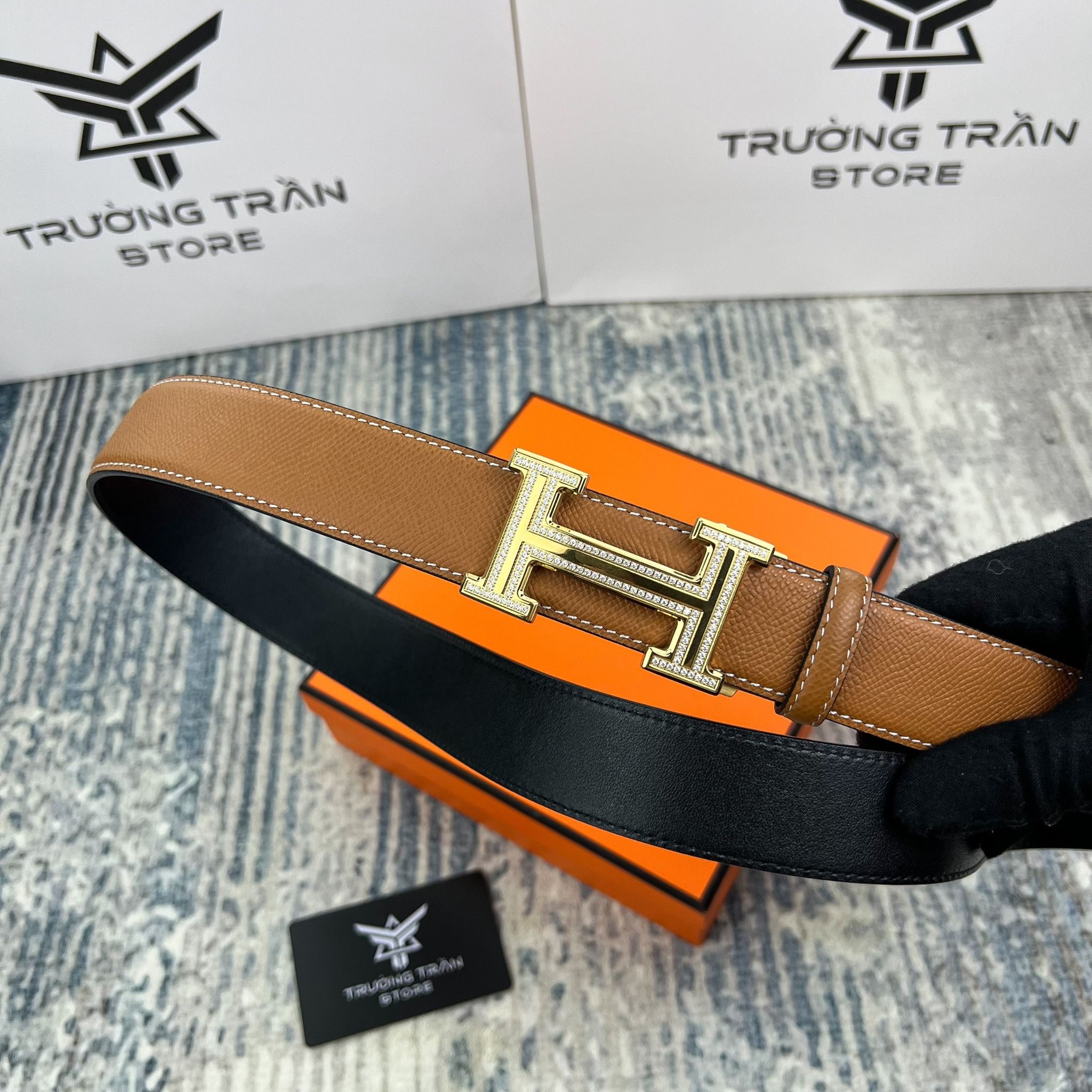 BELT 35 MM - Dây lưng Hermes - Nam - DLTT143