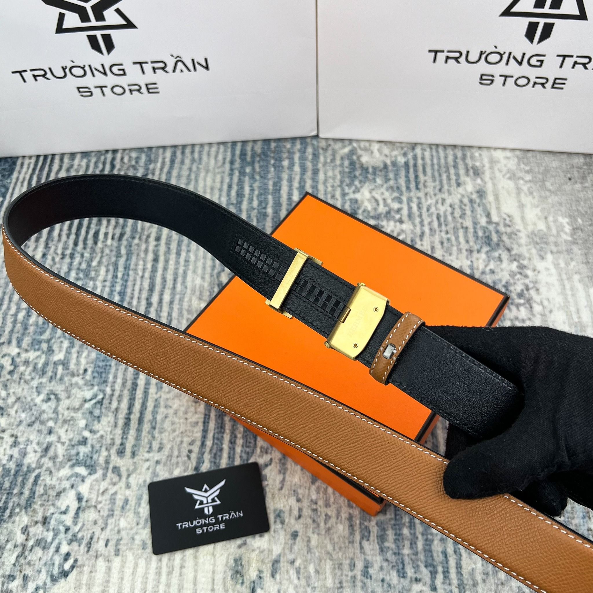 BELT 35 MM - Dây lưng Hermes - Nam - DLTT143