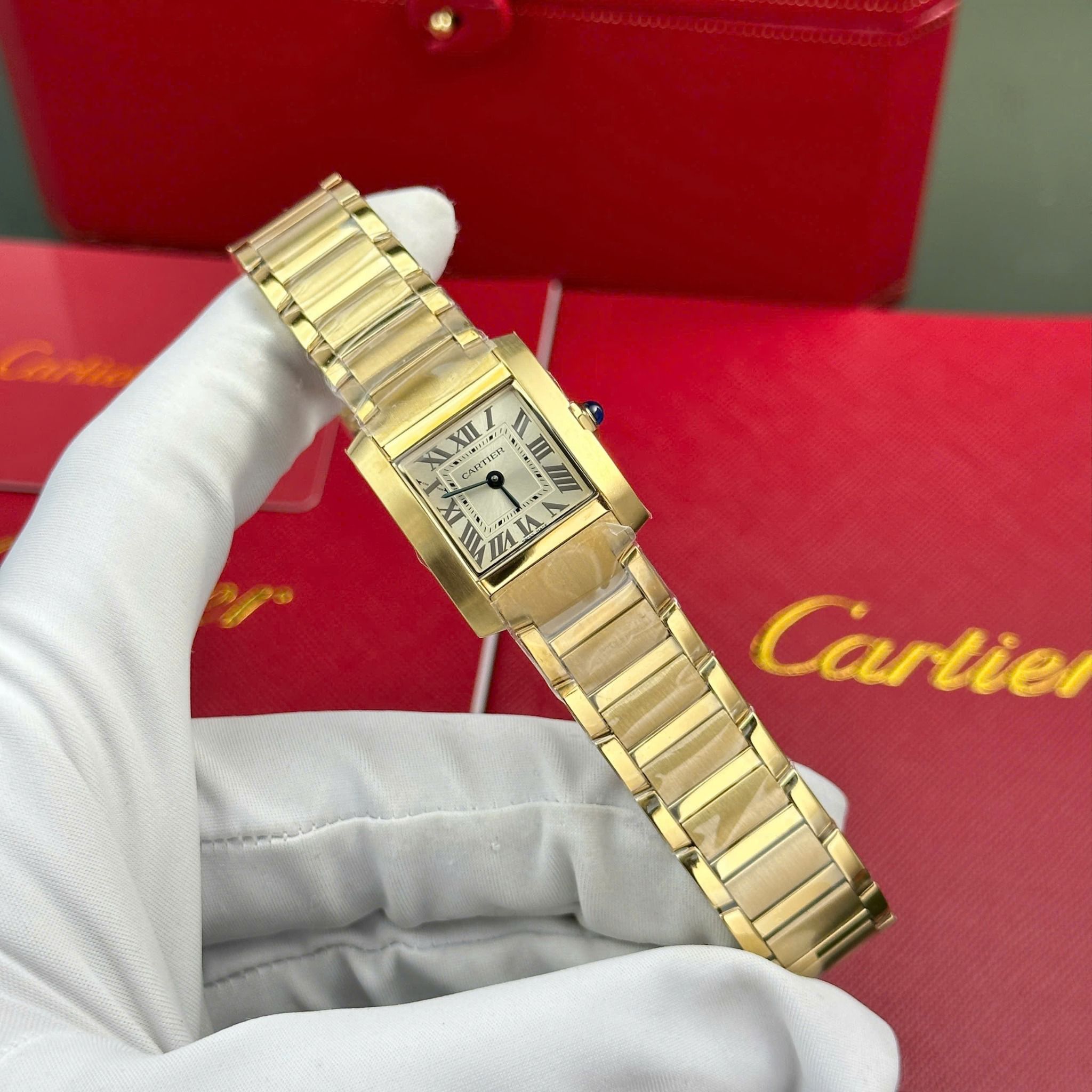 CARTIER TANK FRANÇAISE 21 MM - Đồng Hồ Cartier - Nữ - DHTT548