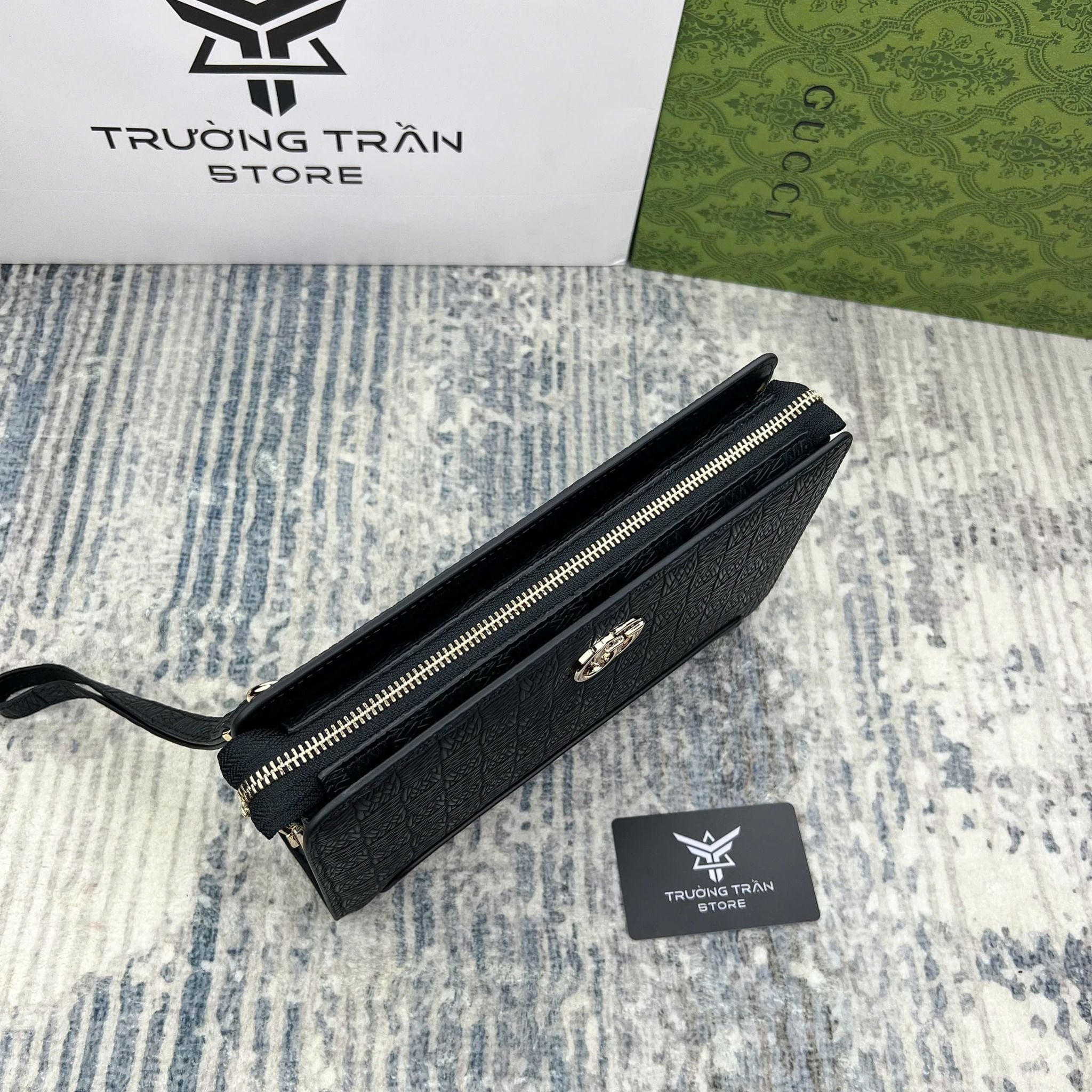 Clutch - Ví Khóa Số Gucci - Nam - CLTT291