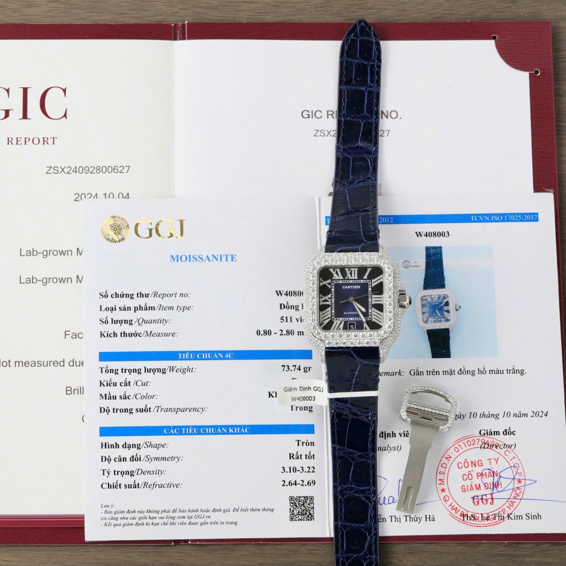 CARTIER SANTOS DE 40 MM - Đồng Hồ Cartier - Nam - DHNTT746