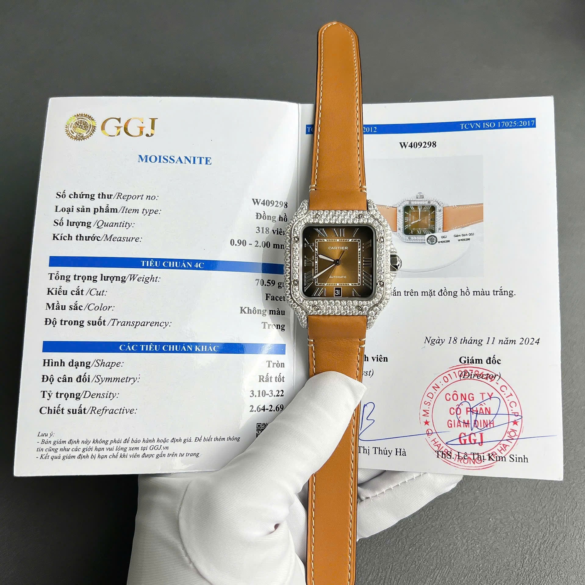 CARTIER SANTOS DE 40 MM - Đồng Hồ Cartier - Nam - DHNTT1358