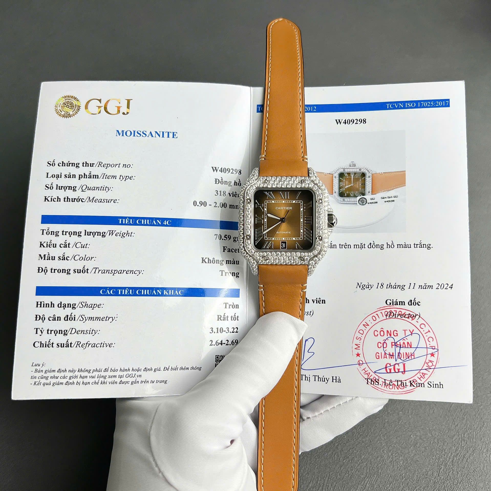 CARTIER SANTOS DE 40 MM - Đồng Hồ Cartier - Nam - DHNTT1358