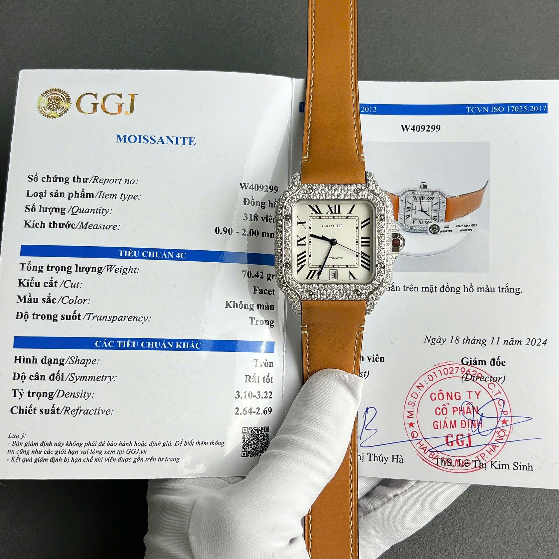 CARTIER SANTOS DE 40 MM - Đồng Hồ Cartier - Nam - DHNTT1359