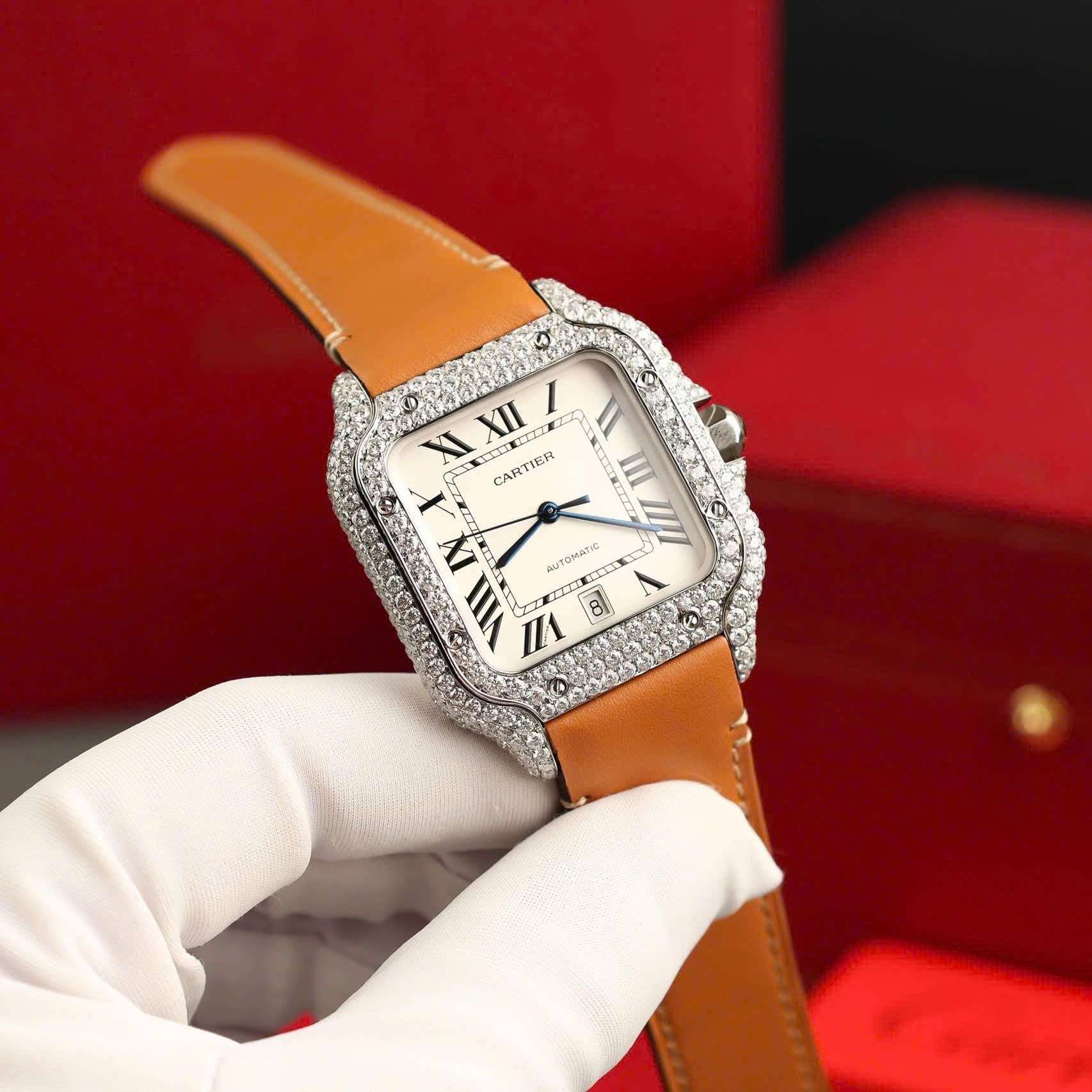 CARTIER SANTOS DE 40 MM - Đồng Hồ Cartier - Nam - DHNTT1359