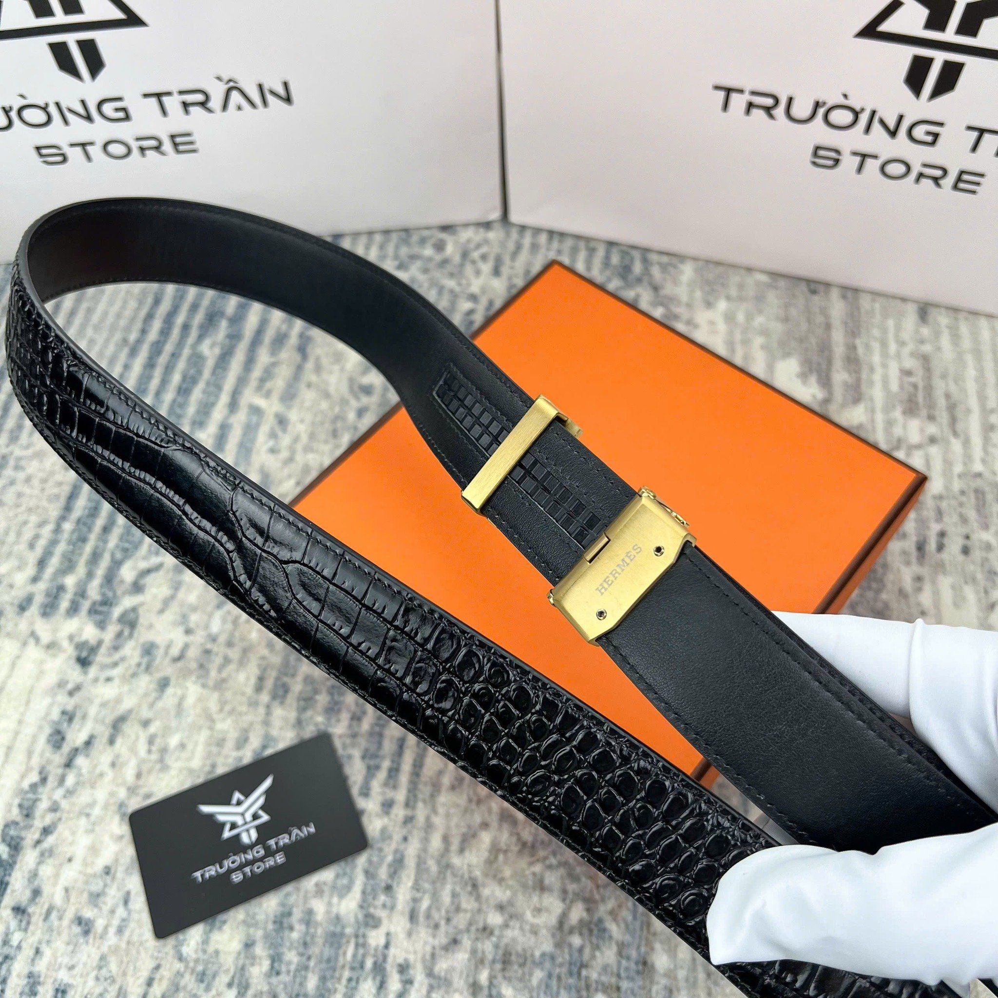 BELT 35 MM - Dây lưng Hermes - Nam - DLTT144