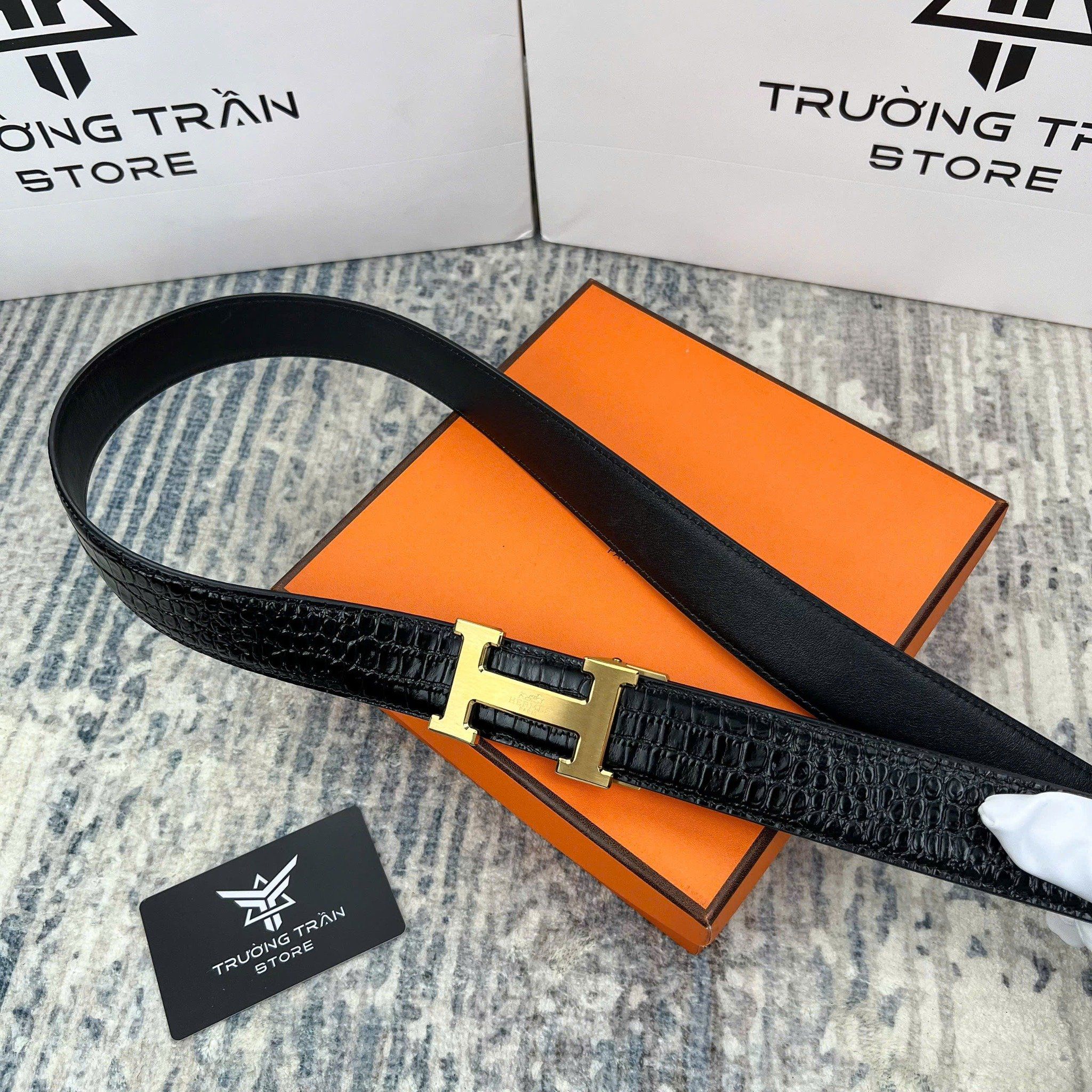 BELT 35 MM - Dây lưng Hermes - Nam - DLTT144