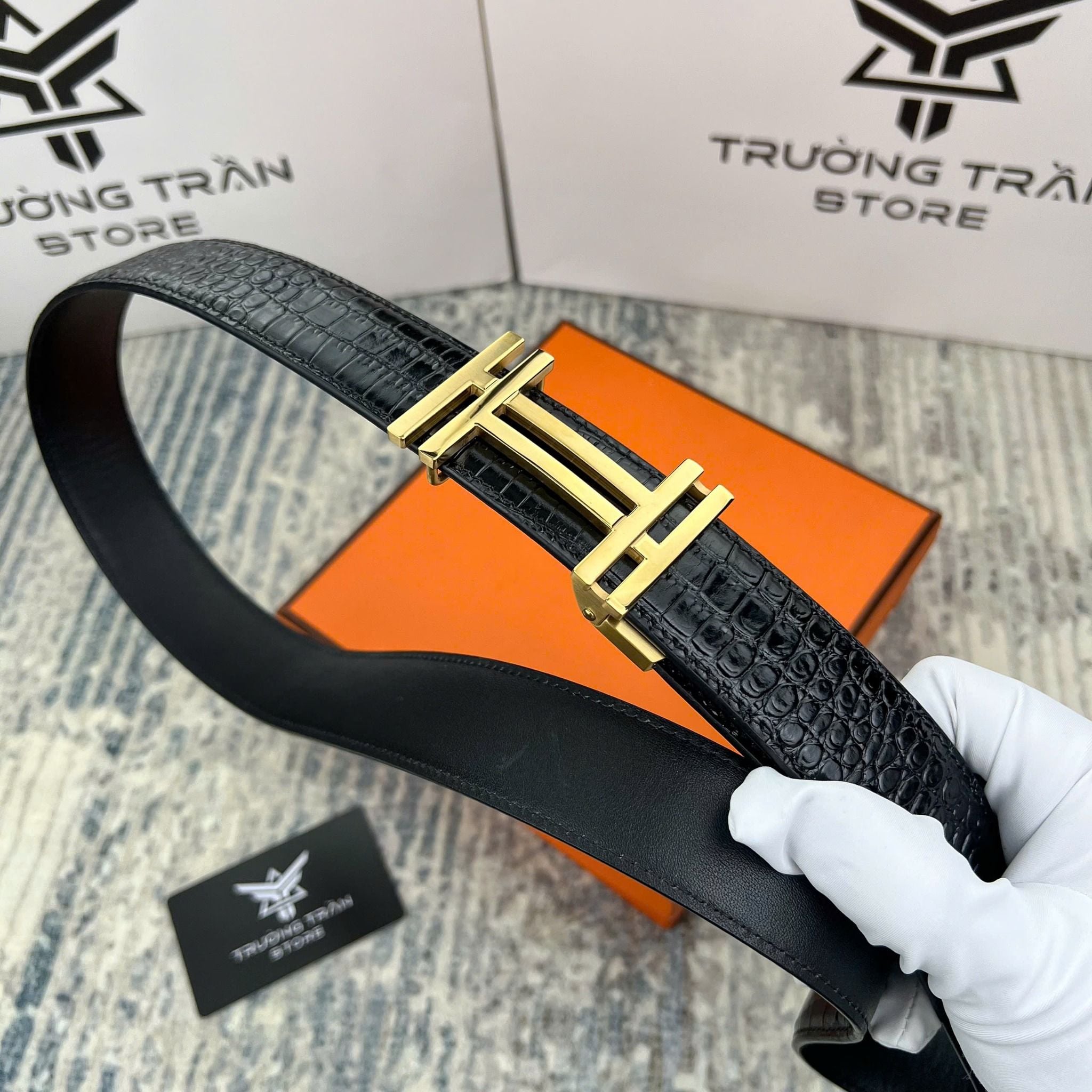 BELT 35 MM - Dây lưng Hermes - Nam - DLTT146
