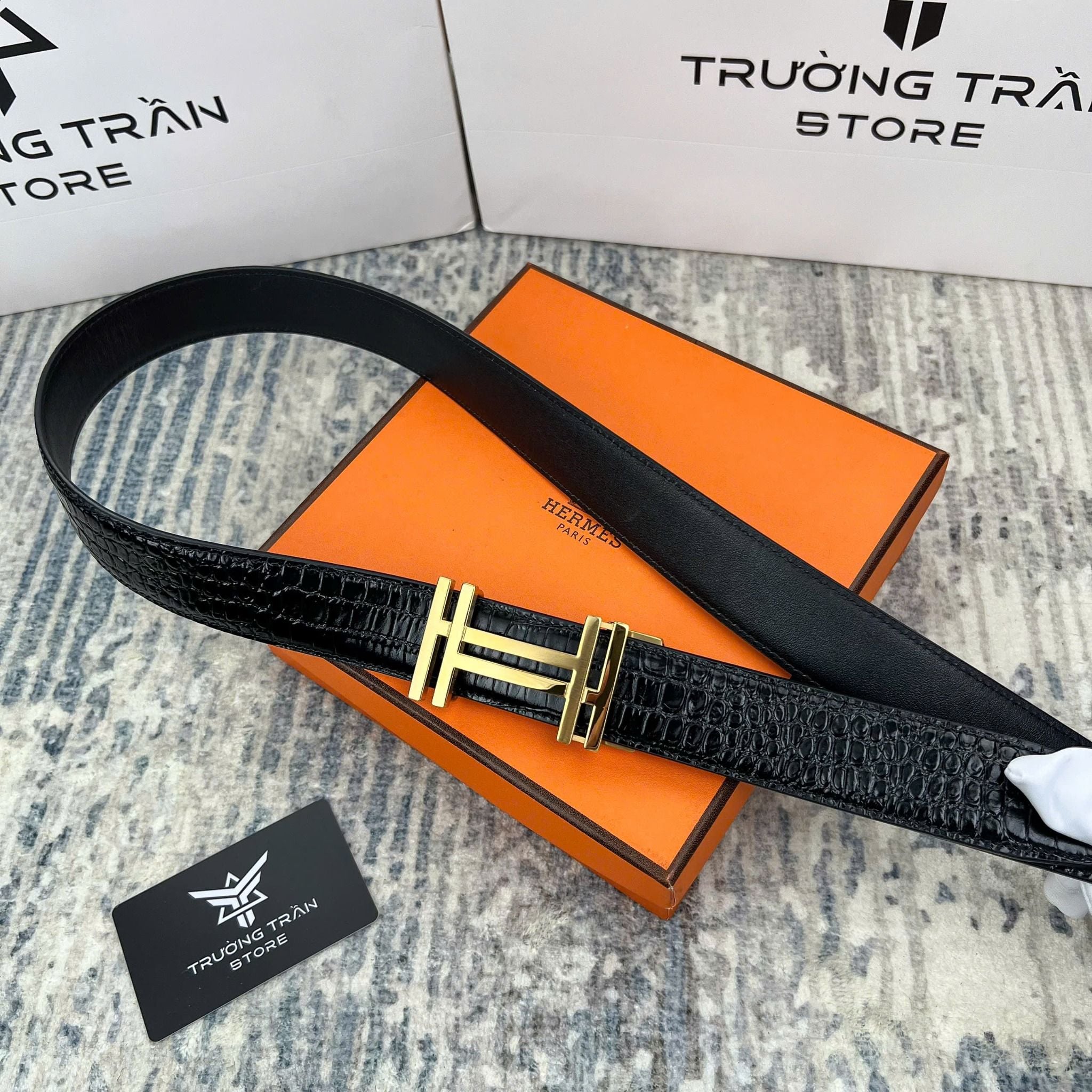 BELT 35 MM - Dây lưng Hermes - Nam - DLTT146