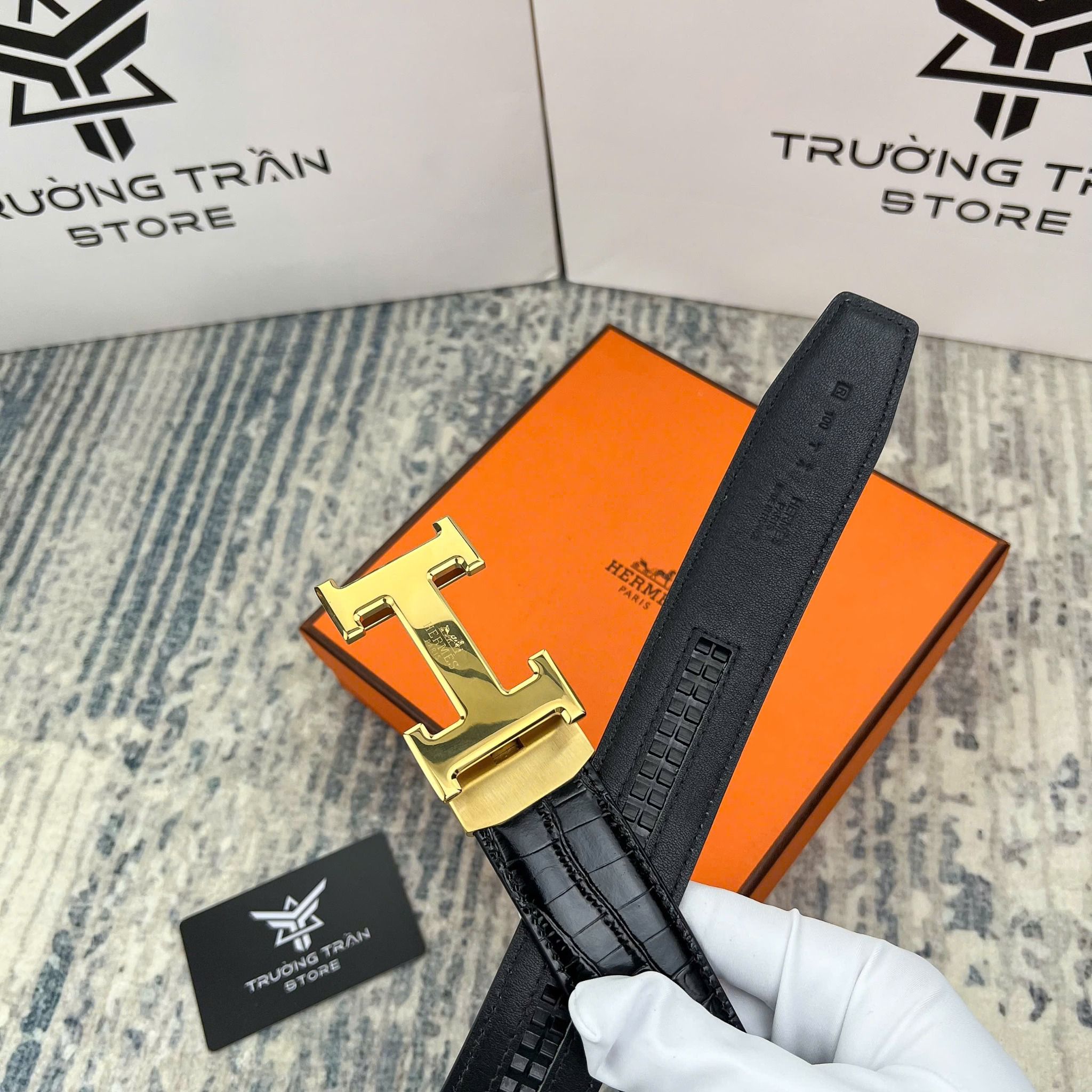 BELT 35 MM - Dây lưng Hermes - Nam - DLTT148