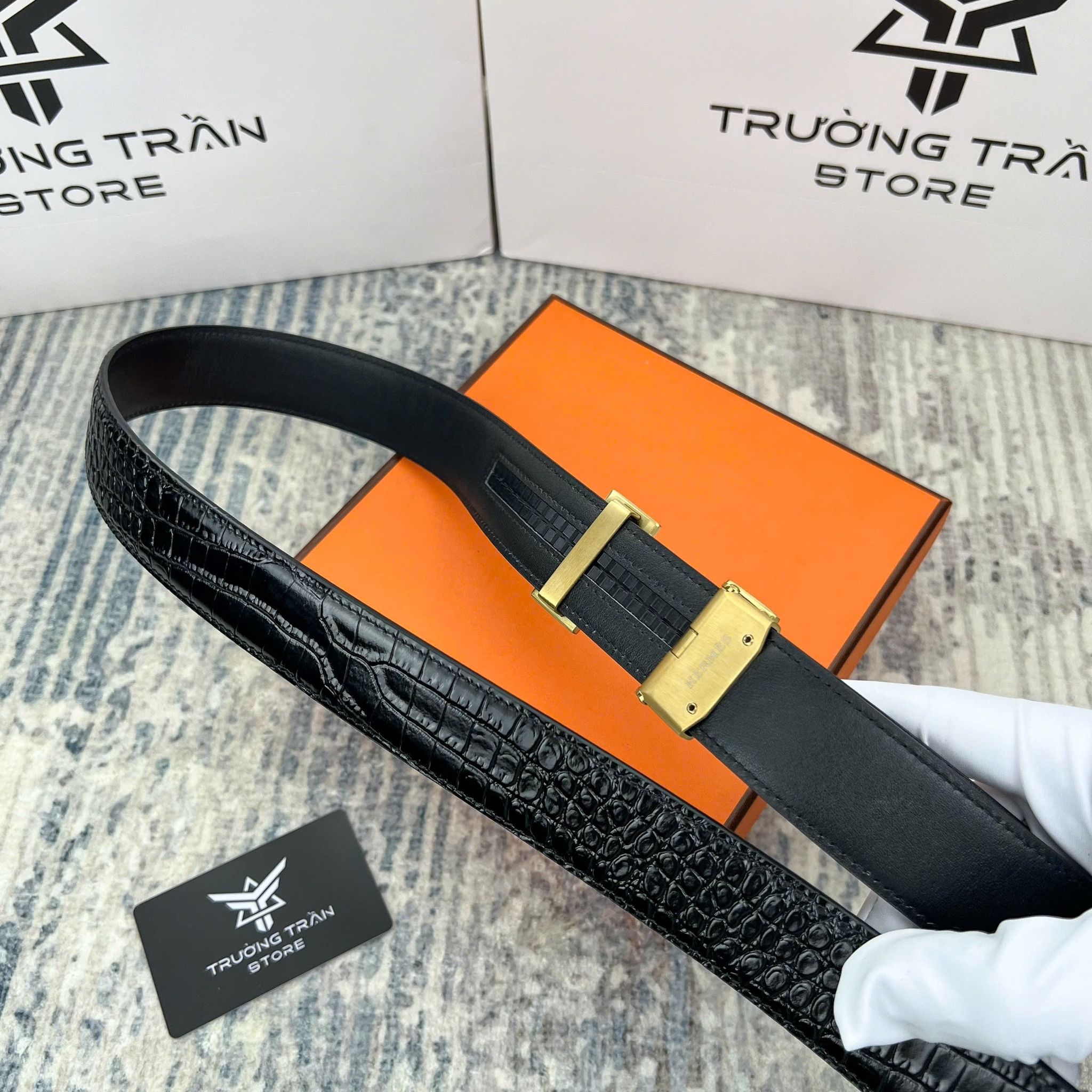 BELT 35 MM - Dây lưng Hermes - Nam - DLTT148