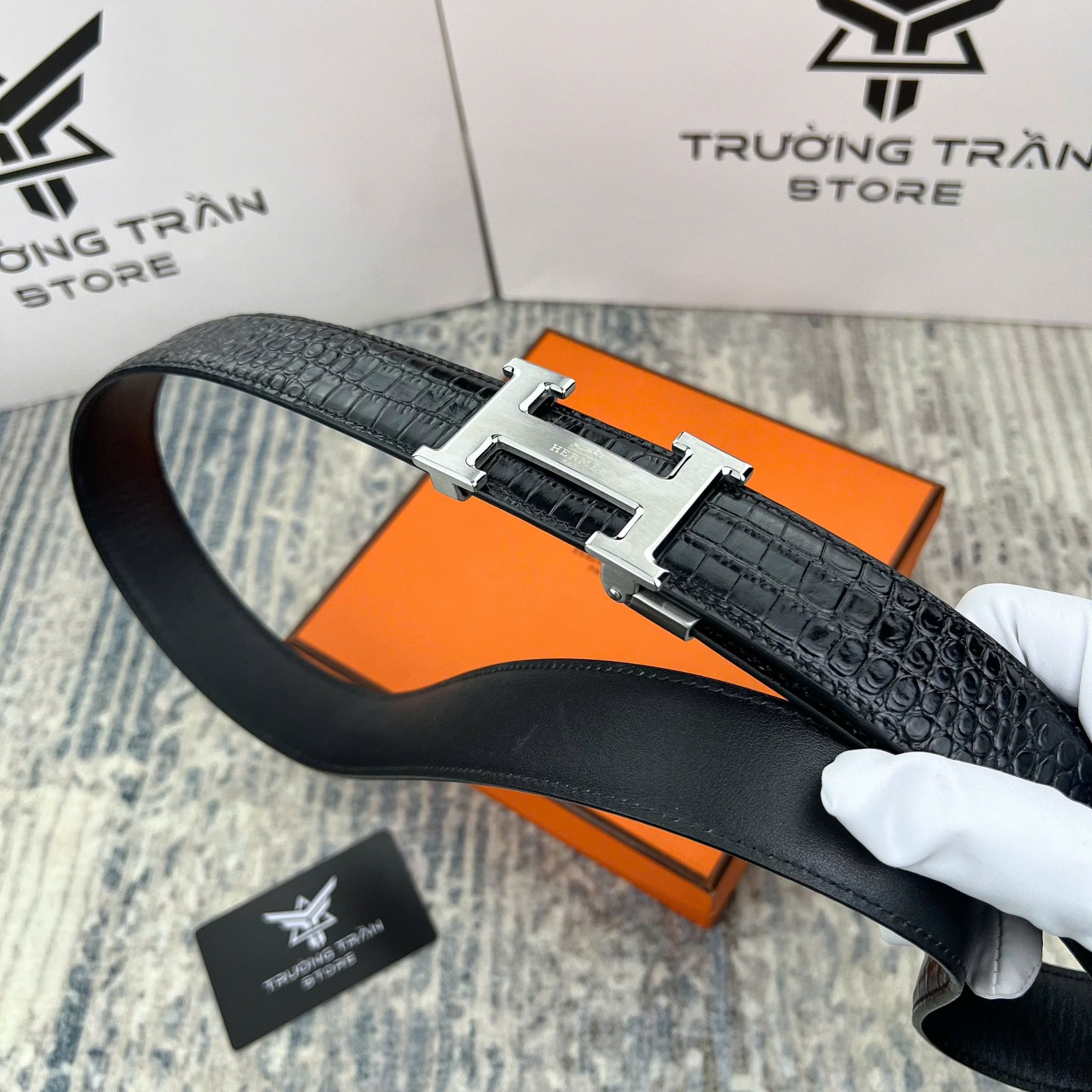 BELT 35 MM - Dây lưng Hermes - Nam - DLTT149