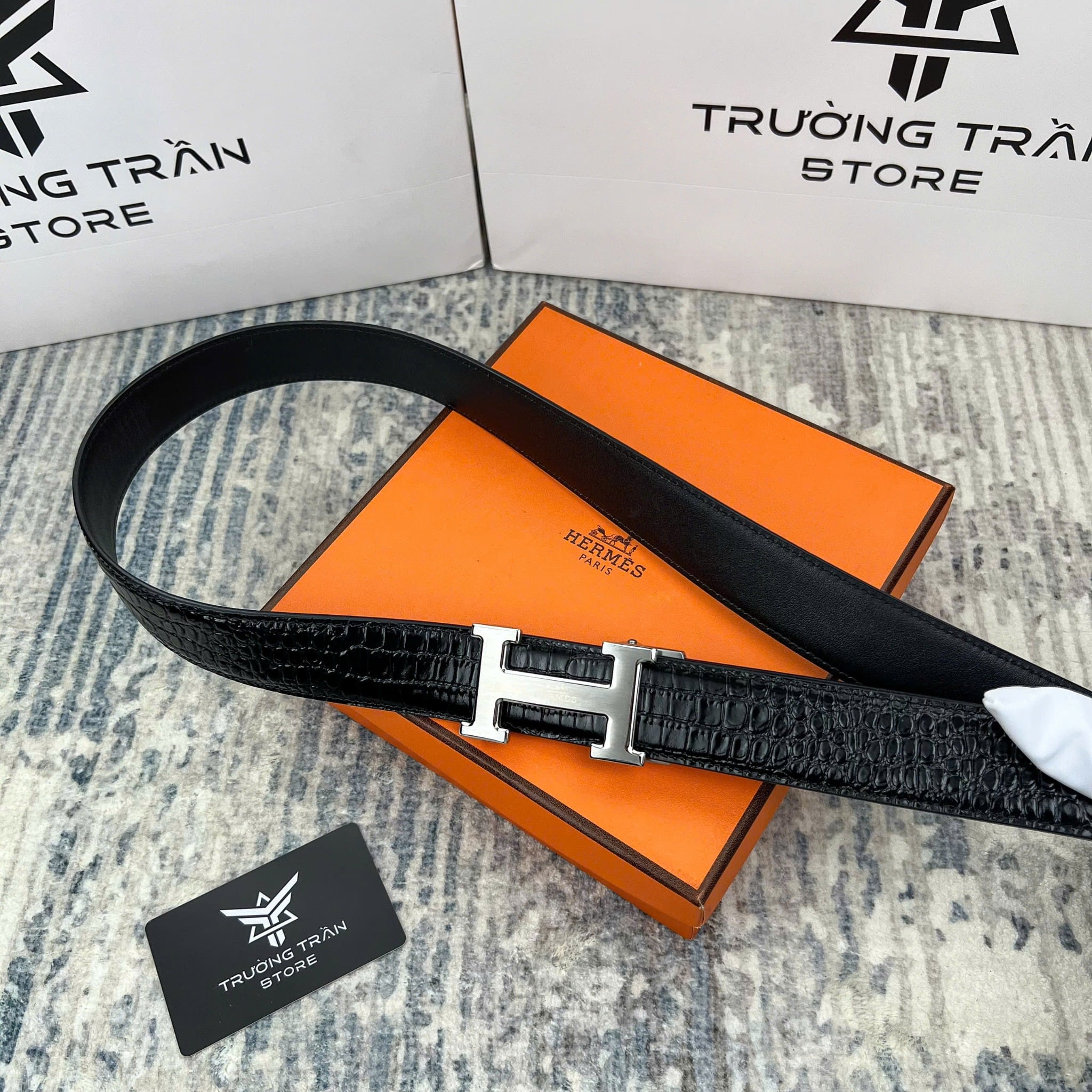 BELT 35 MM - Dây lưng Hermes - Nam - DLTT149