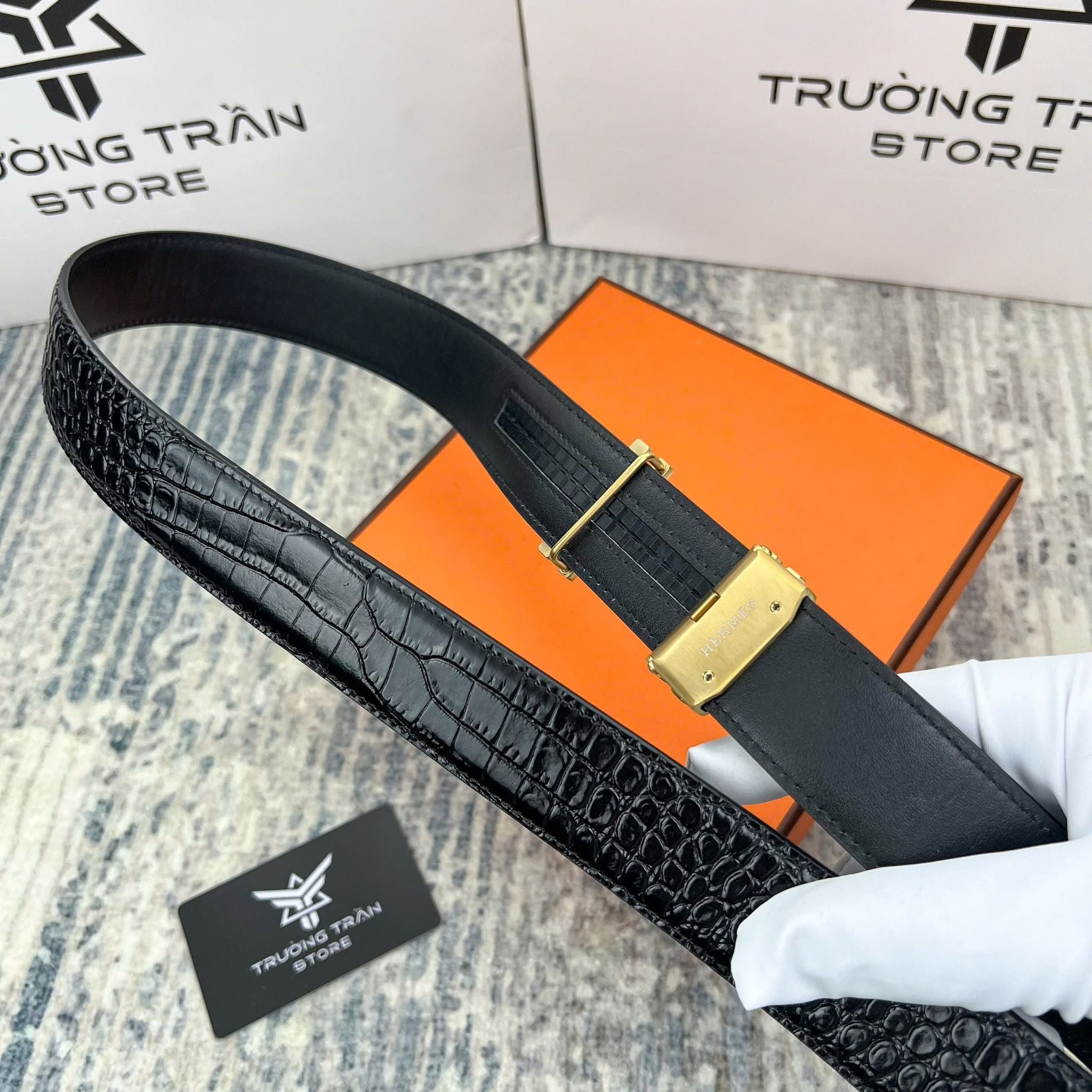 BELT 35 MM - Dây lưng Hermes - Nam - DLTT146