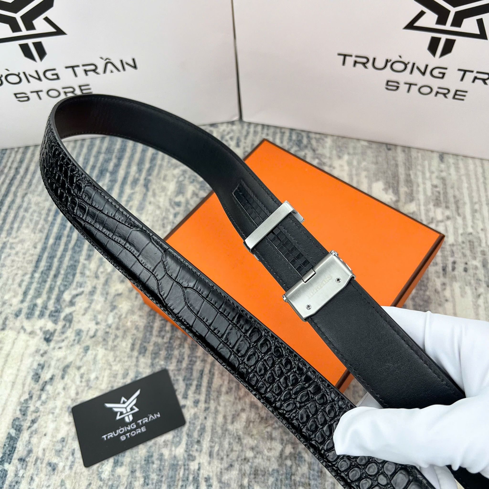 BELT 35 MM - Dây lưng Hermes - Nam - DLTT149