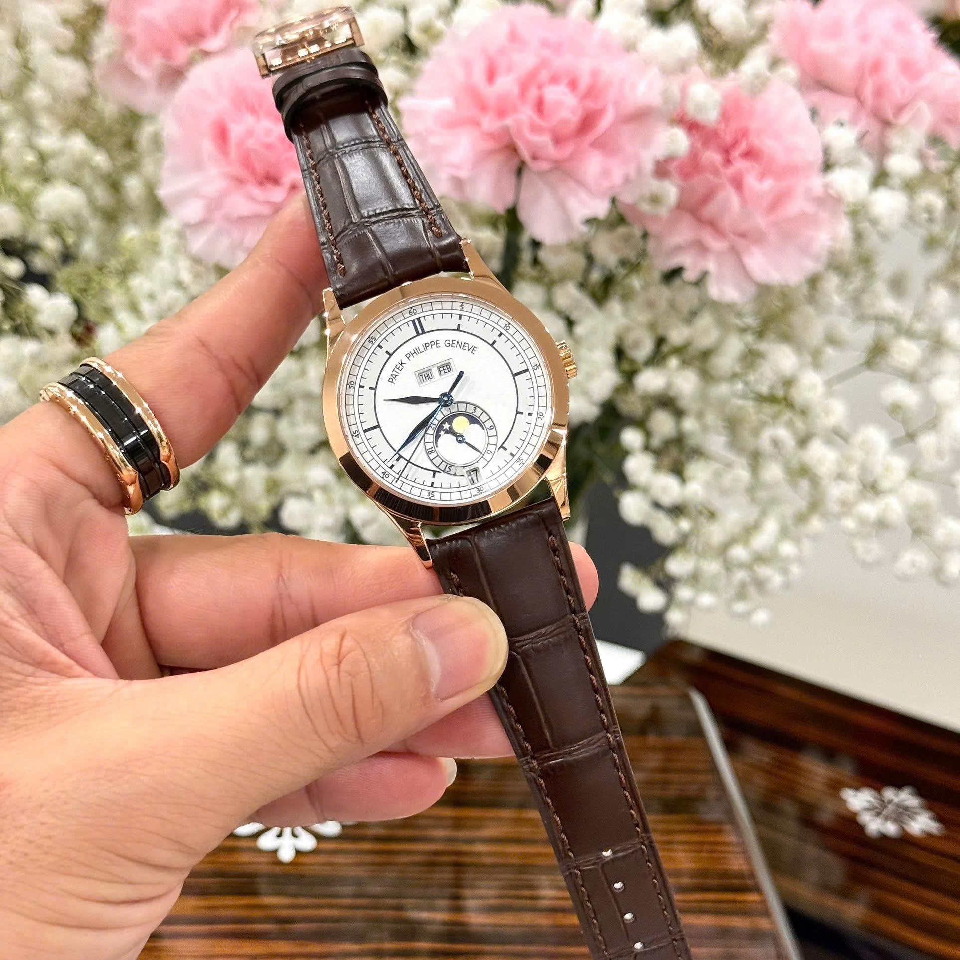 PATEK PHILIPPE COMPLICATIONS 39 MM - Đồng Hồ Patek Philippe - Nam - DHNTT538