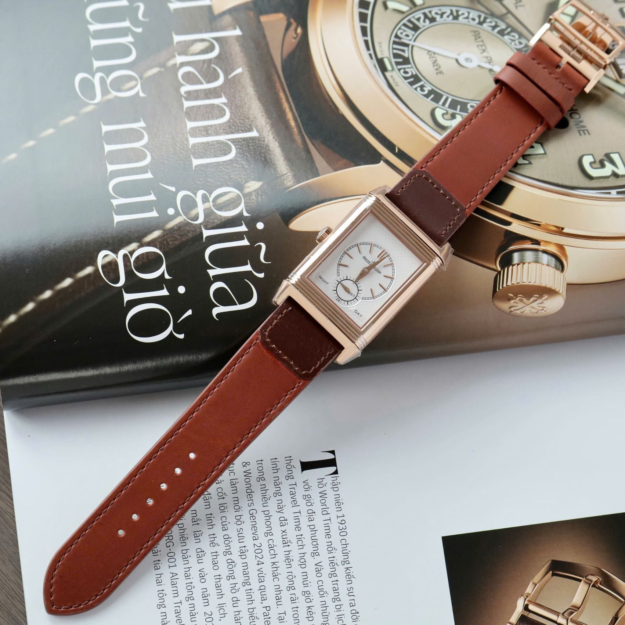 JAEGER-LECOULTRE REVERSO CLASSIC DUOFACE 28 MM - Đồng Hồ Jaeger-LeCoultre - Nam - DHNTT1725