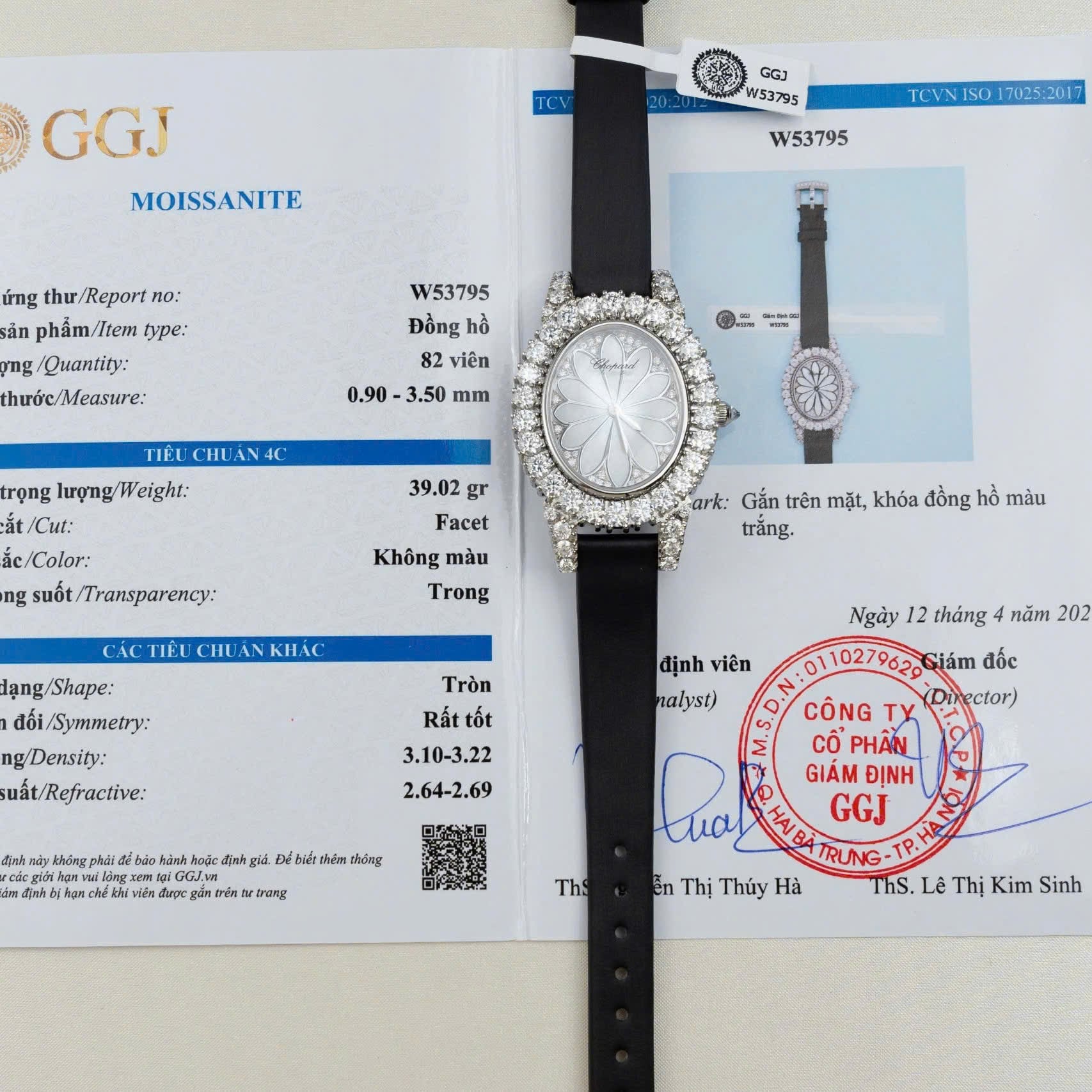 CHOPARD L'HEURE DU DIAMANT 34 MM - Đồng Hồ Chopard - Nữ - DHTT502