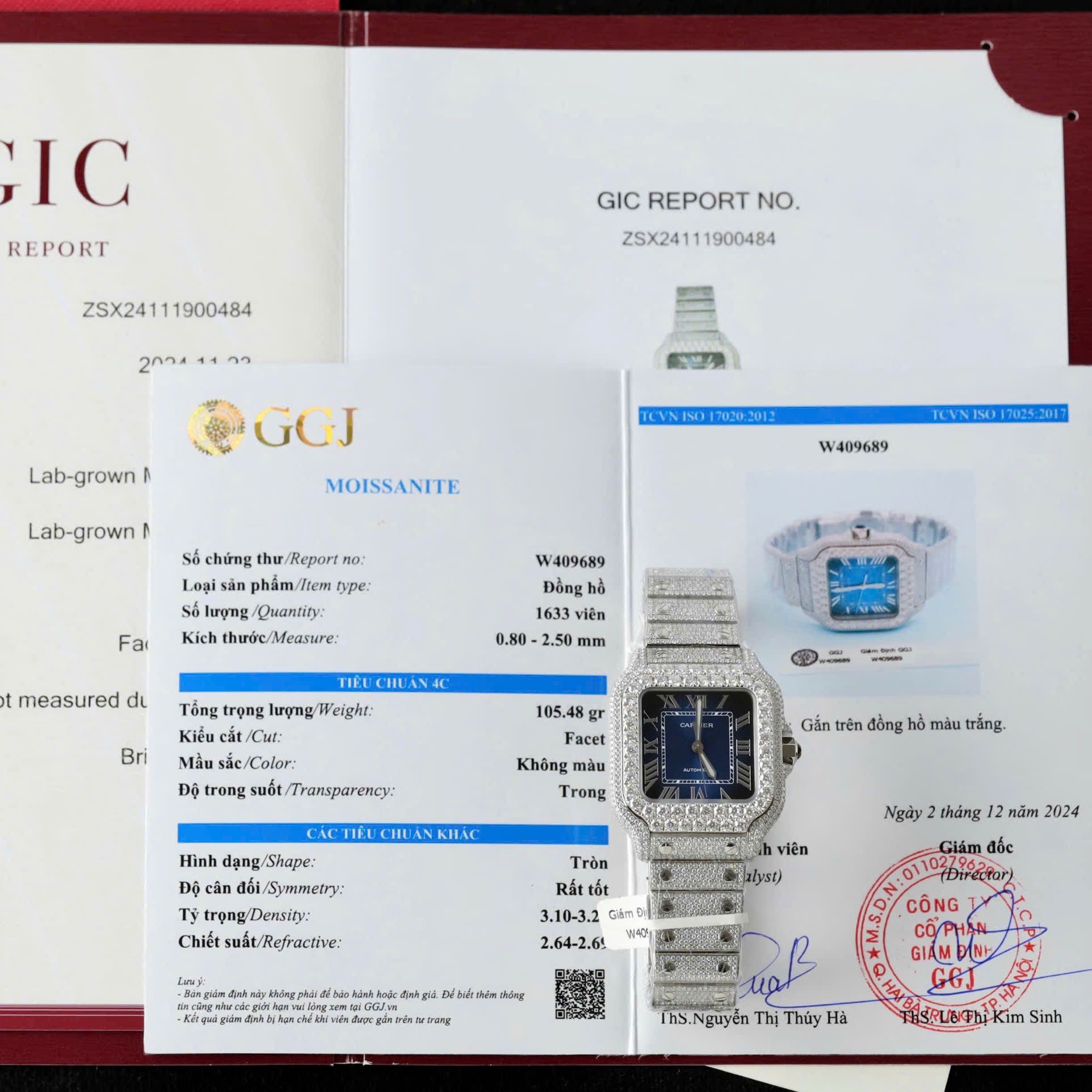 CARTIER SANTOS DE 35 MM - Đồng Hồ Cartier - Nữ - DHTT547