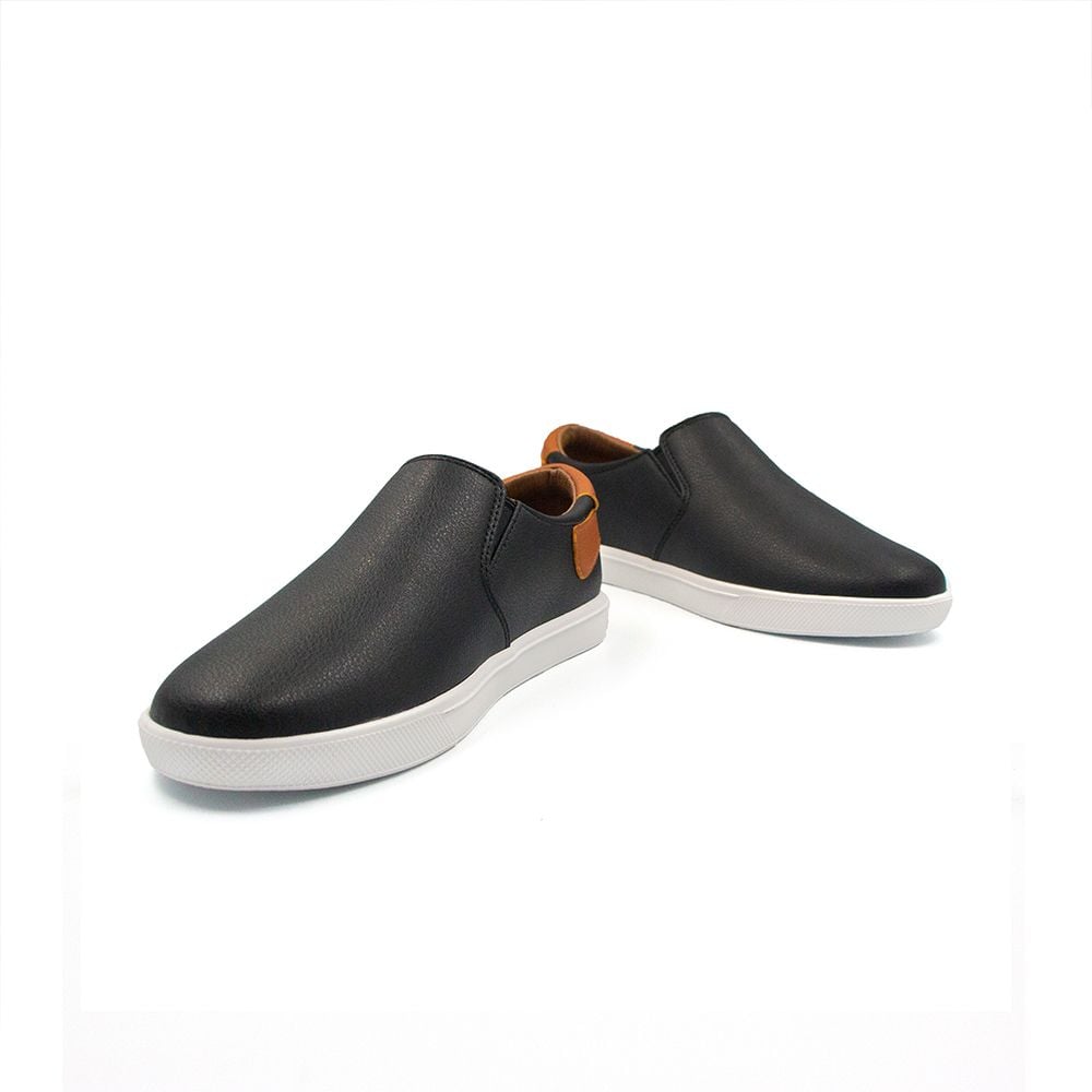  Giày Sneaker Nam Da PU Lót Da Thật TOMOYO TMN05401 - Đen 