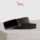  Thắt Lưng Nam Da Bò (Da Saffiano) Tomoyo TML003 