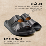  Dép Quai Ngang Nam Da Bò Nappa Cao Cấp Tomoyo TMD30801 