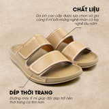  Dép Quai Ngang Nam Da Bò Nappa Cao Cấp Tomoyo TMD30809 
