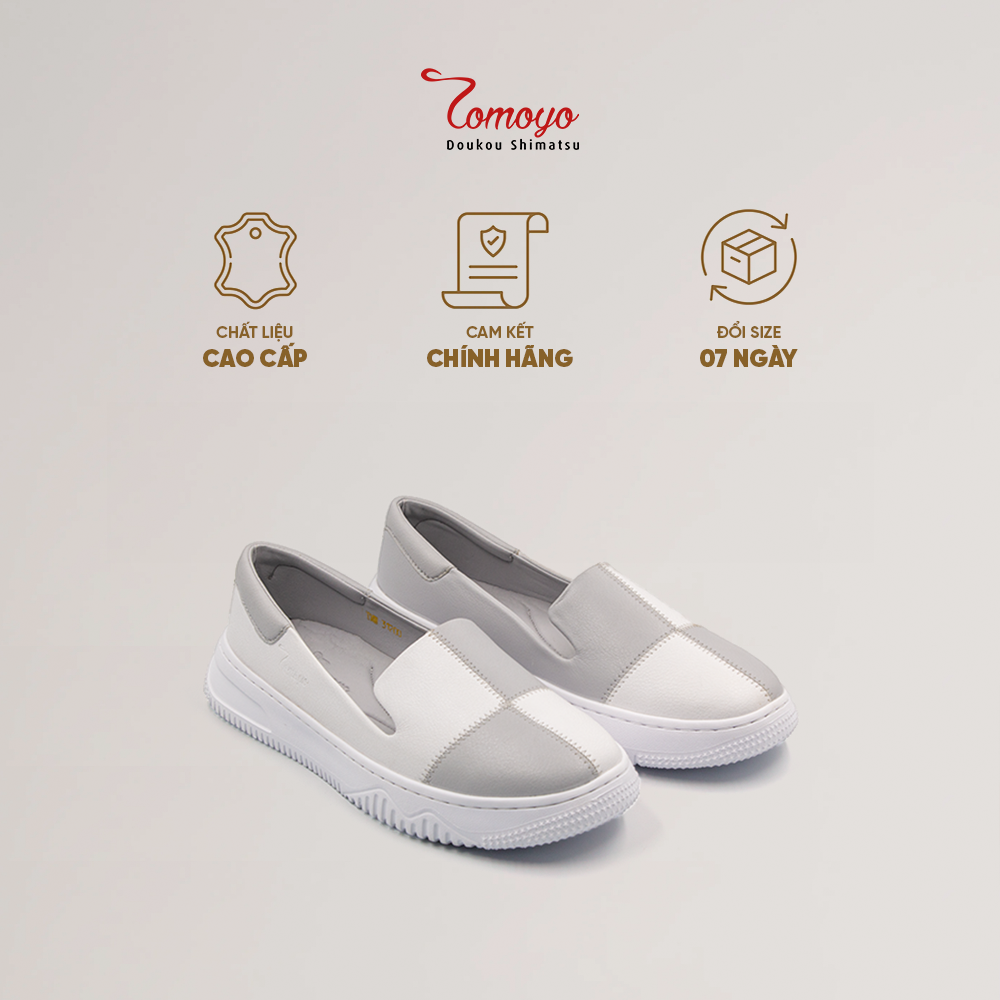  Giày Sneakers Nữ Sọc Caro Cá Tính TOMOYO 