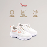  Giày Sneaker Nữ Đế Cao 7cm Da Microfiber Siêu Nhẹ Tomoyo TMW31608 