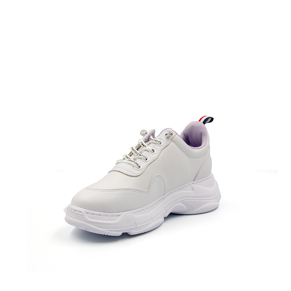  Giày Sneaker Đế Cao 7cm Da Microfiber Siêu Nhẹ Tomoyo TMW31407 
