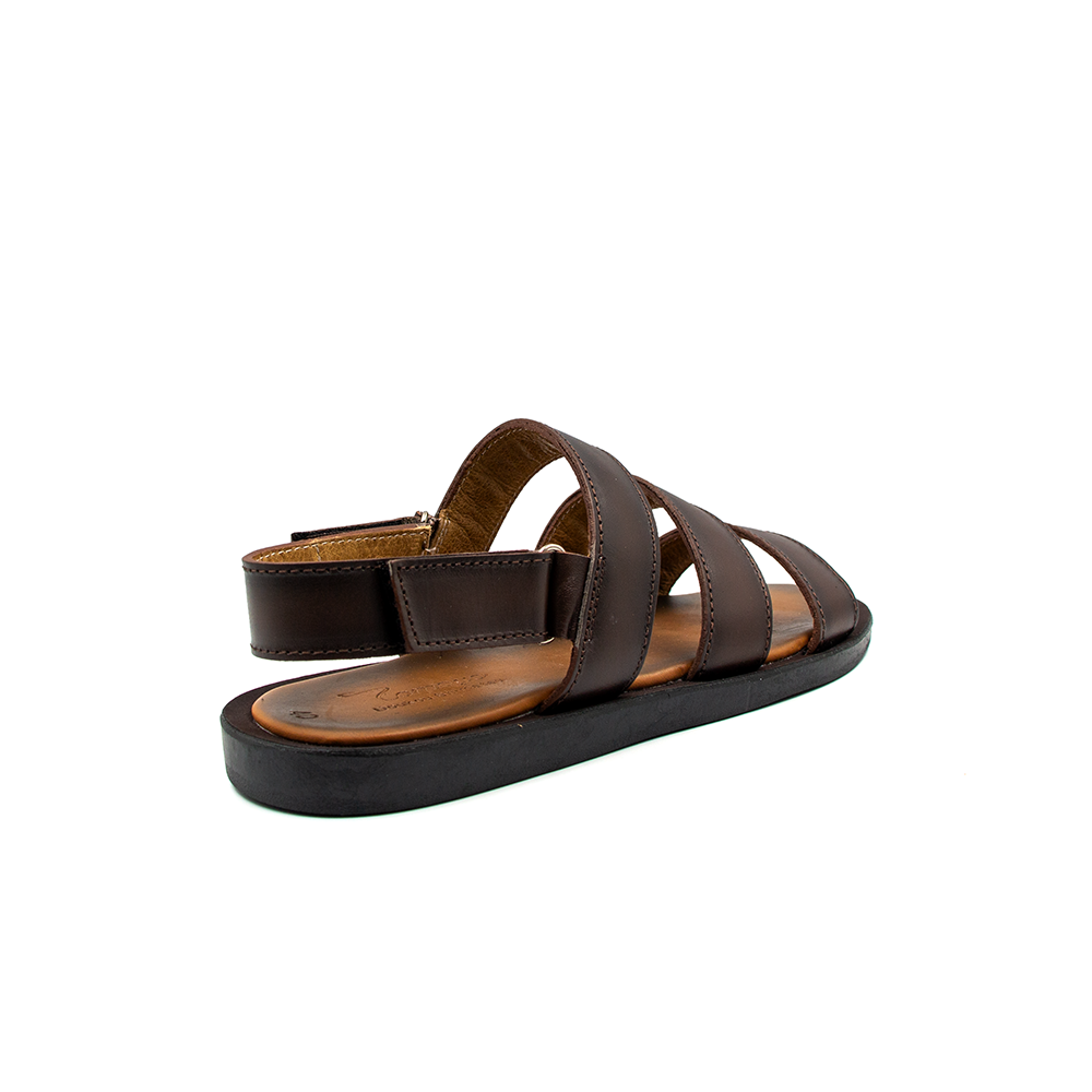  Dép Sandal Nam Da Bò Quai Ngang Cao Cấp Tomoyo TMS10502 