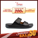 Dép Quai Ngang Nam Da Bò Nappa Cao Cấp Tomoyo TMD30304 