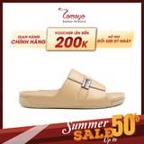  Dép Quai Ngang Nam Da Bò Nappa Cao Cấp Tomoyo TMD30509 