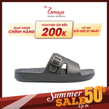  Dép Quai Ngang Nam Da Bò Nappa Cao Cấp Tomoyo TMD30704 