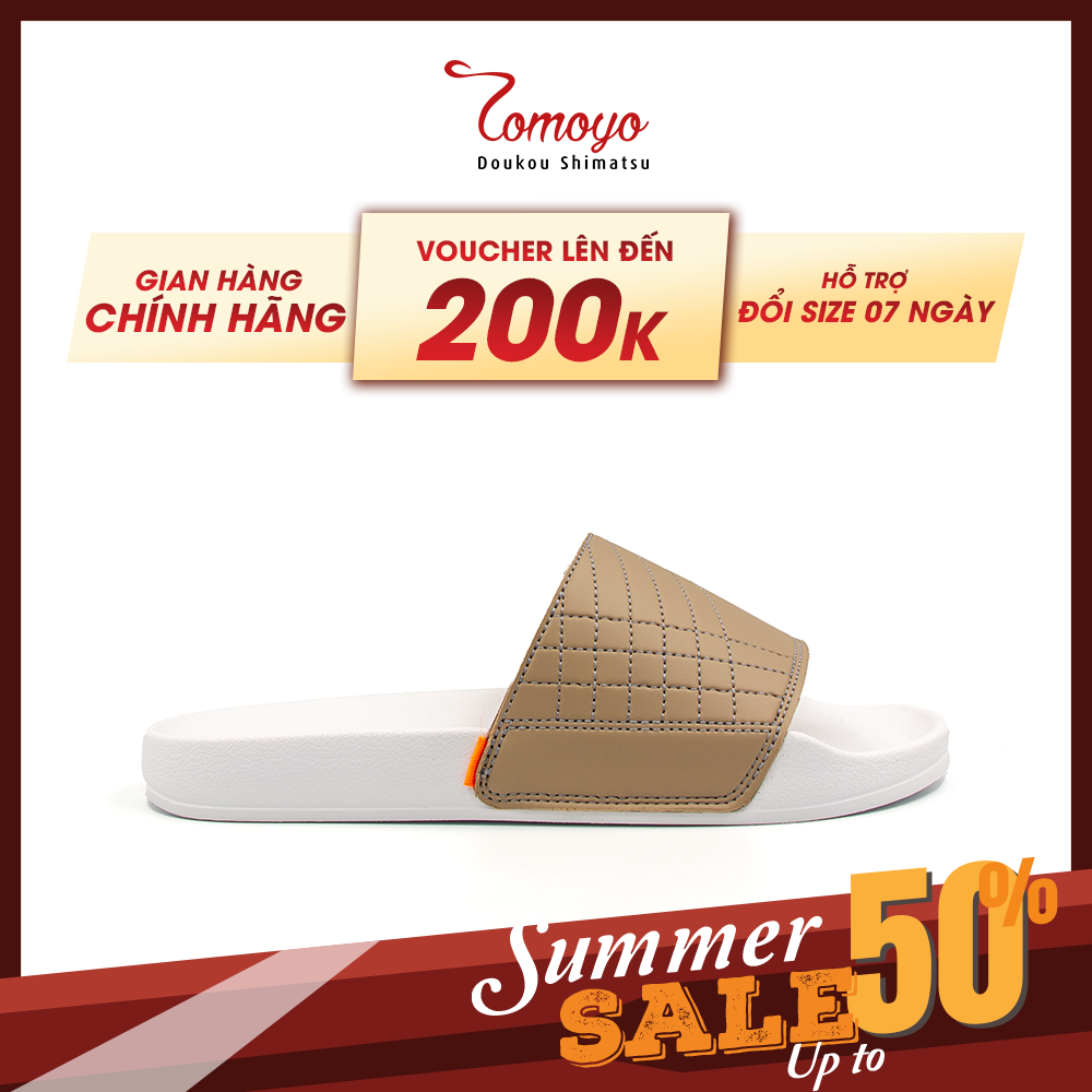  Tomoyo Dép Quai Ngang Da Microfiber Siêu Nhẹ TMD31509 