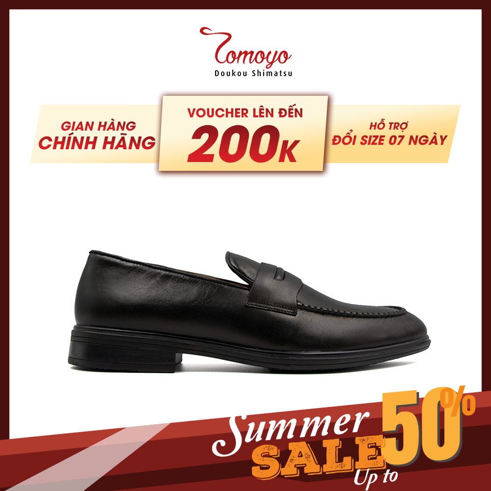 Giày Tây Nam Không Dây Loafer Tomoyo TMN22401 
