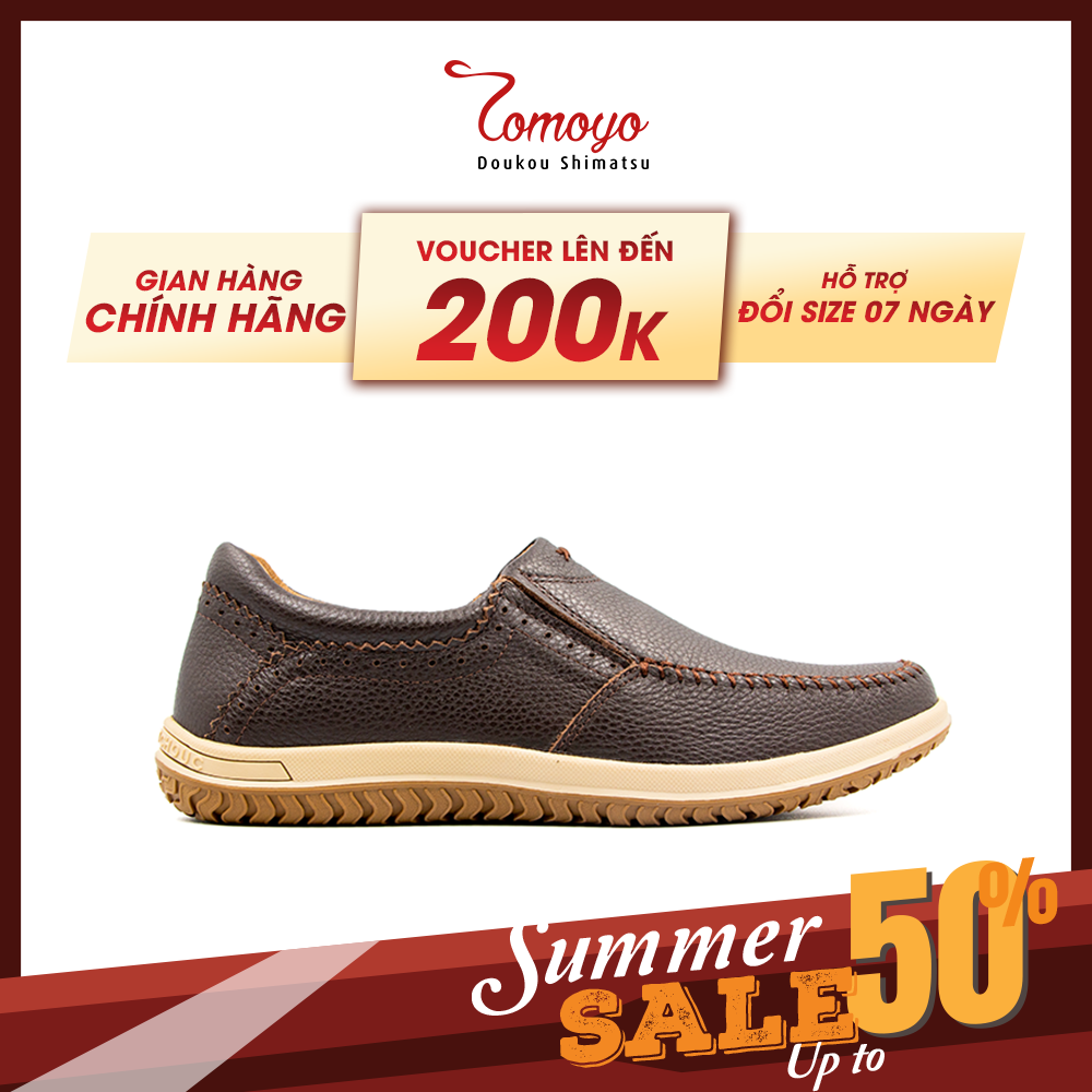  Giày Lười Nam Tomoyo Penny Loafer Da Nubuck TMN22602 