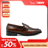  Giày Da Patina Nam Cao Cấp Không Dây Tomoyo TMN24802 