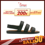  Dép Sandal Nam Da Bò Quai Ngang Cao Cấp Tomoyo TMS10501 