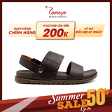  Sandal Tomoyo Da Bò Thật Đế Rãnh Chống Trượt TMS30202 
