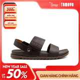  Sandal Tomoyo Da Bò Thật Đế Rãnh Chống Trượt TMS30202 