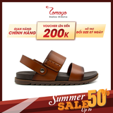  Sandal Tomoyo Da Bò Thật Đế Rãnh Chống Trượt TMS30203 