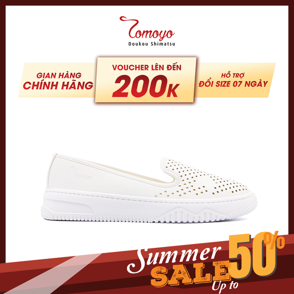  Giày Sneaker Nữ Tomoyo Da Microfiber 