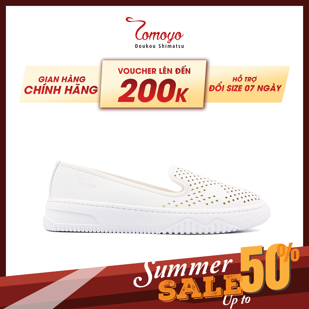  Giày Sneaker Nữ Tomoyo Da Microfiber 