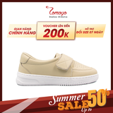  Giày Sneaker Nữ TOMOYO Da Microfiber Quai Dán TMW32809 